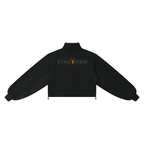 Staghorn Logo Women’s Mock-Neck Quarter-Zip Sweatshirt