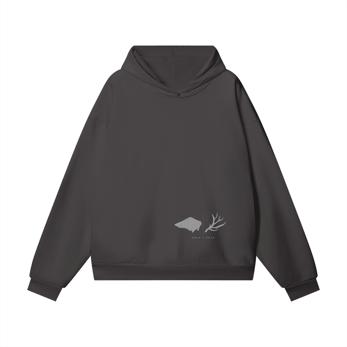 Dove + Duel Heavyweight Hidden Pocket Fleece Hoodie