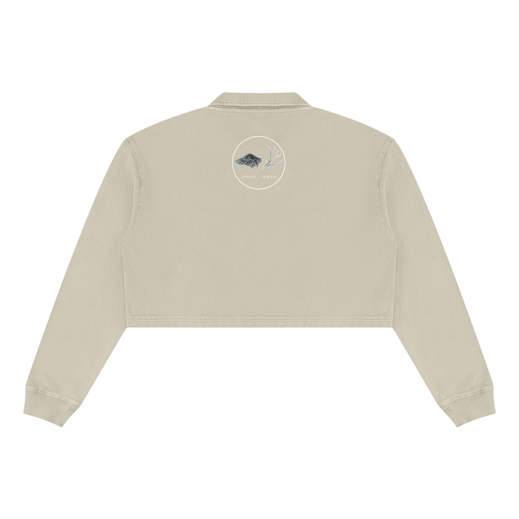 The Sweetest Sprig Women’s Vintage Wash Crop Sweatshirt