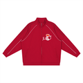 Bumbles Heart Wing Reflection Striped Raglan Sleeve Jacket