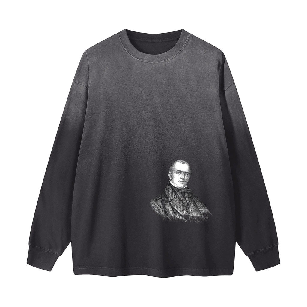 J. Buel Bust Gradient Washed Long Sleeve T-Shirt