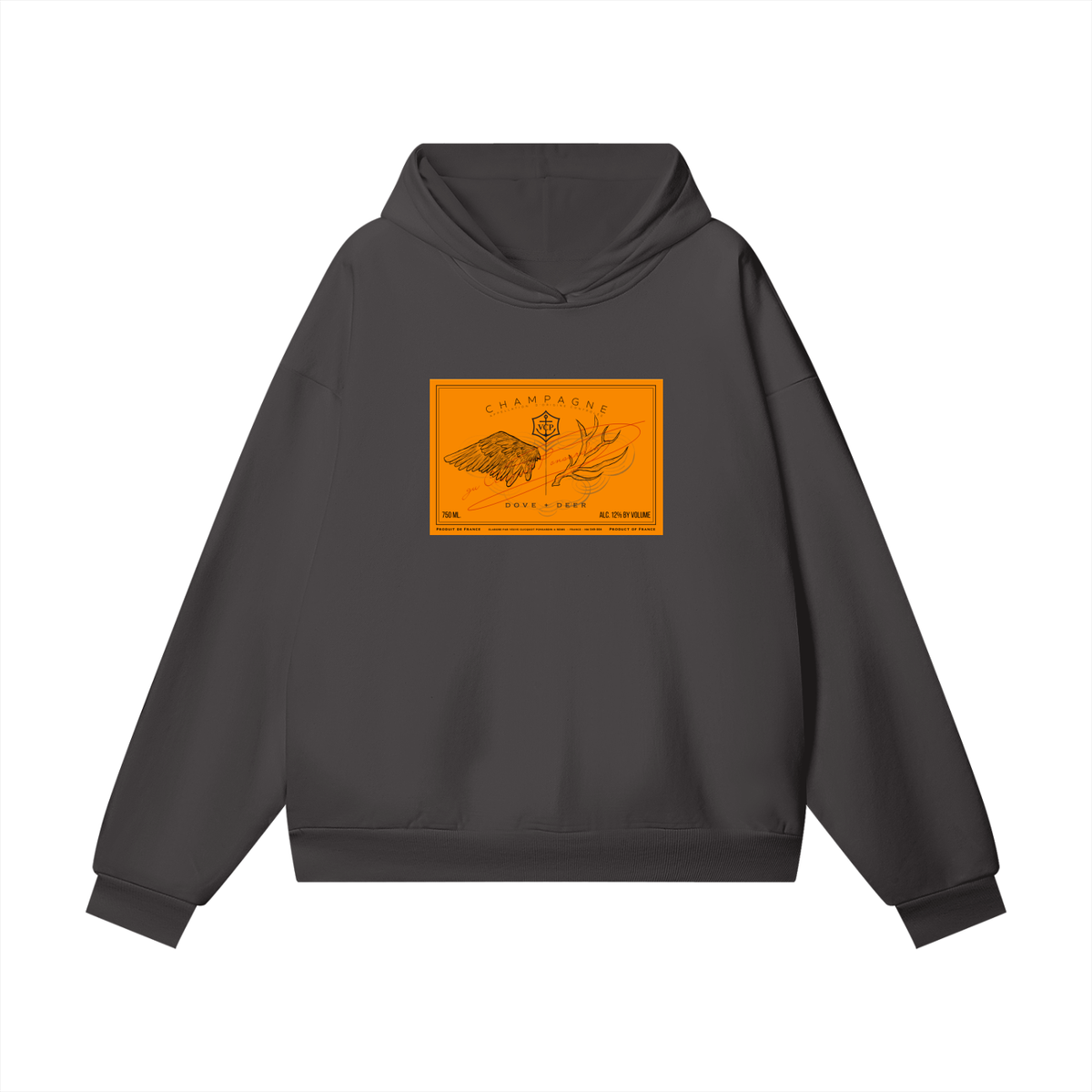 Dove+Deer Clic Heavyweight Hidden Pocket Fleece Hoodie