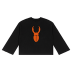 Staghorm Large Logo Unisex Waffle Raw Edge T-Shirt