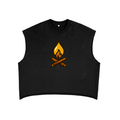 Honey PowWow French Terry Boxy Tank Top