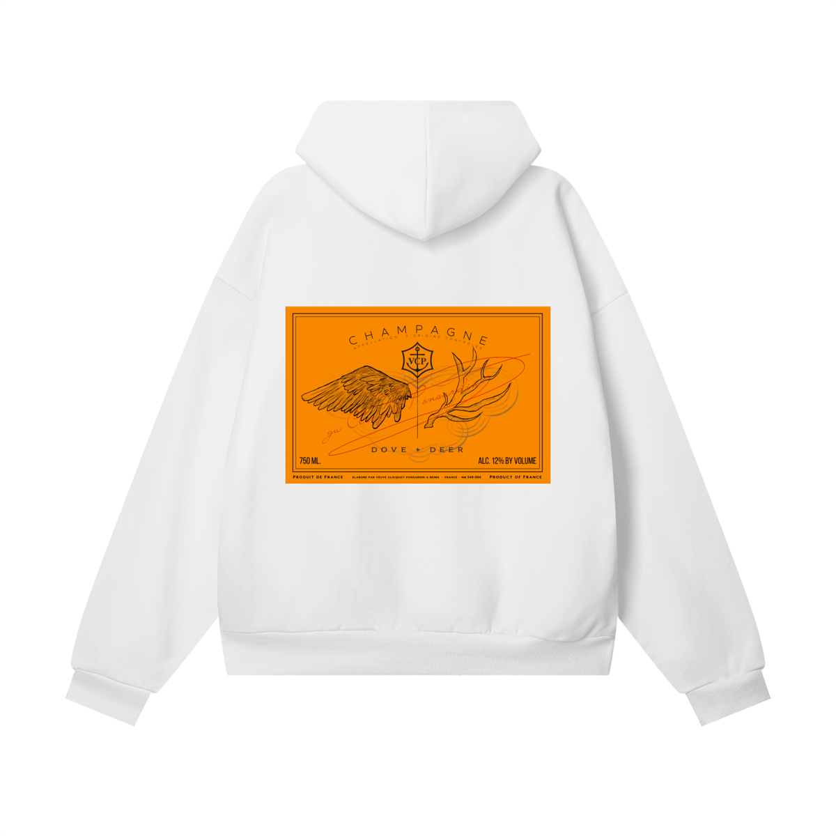 Dove+Deer Clic Heavyweight Hidden Pocket Fleece Hoodie