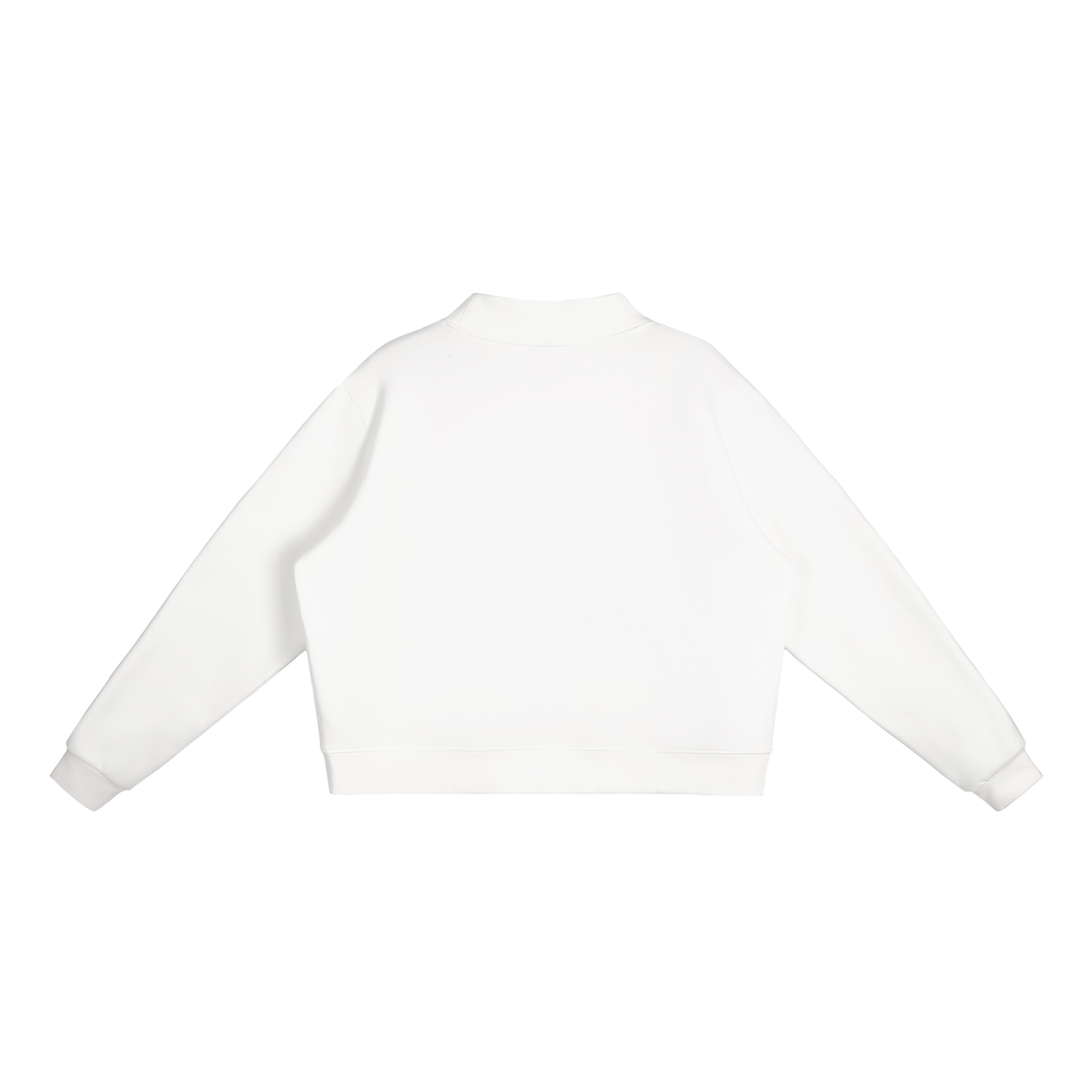 Queen of Champagne Mock-Neck Crew Sweatshirt