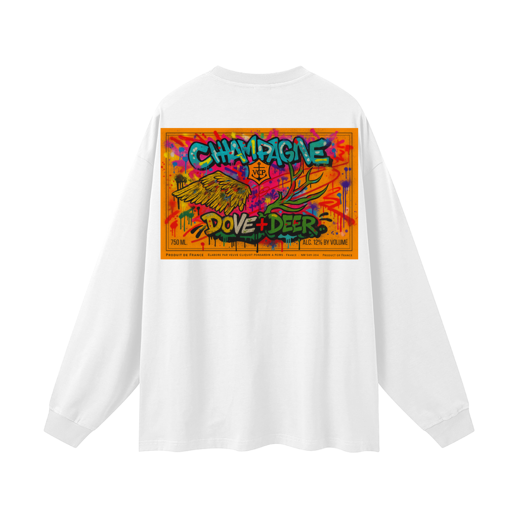 D+D Clic Graffiti Oversized Unisex Long Sleeve T-Shirt