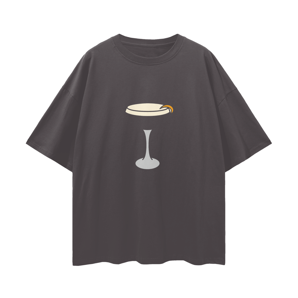 The Essential Dove+Deer Espressotini Loose Drop Shoulder T-Shirt