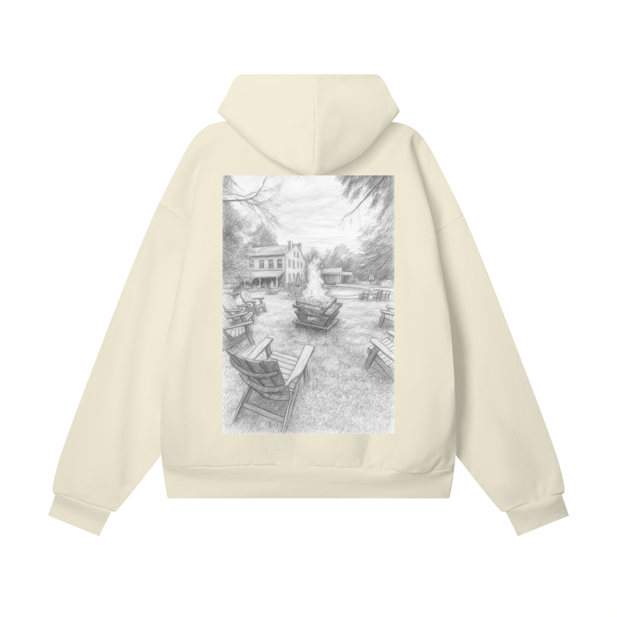 Buel House Fire Heavyweight Hidden Pocket Fleece Hoodie