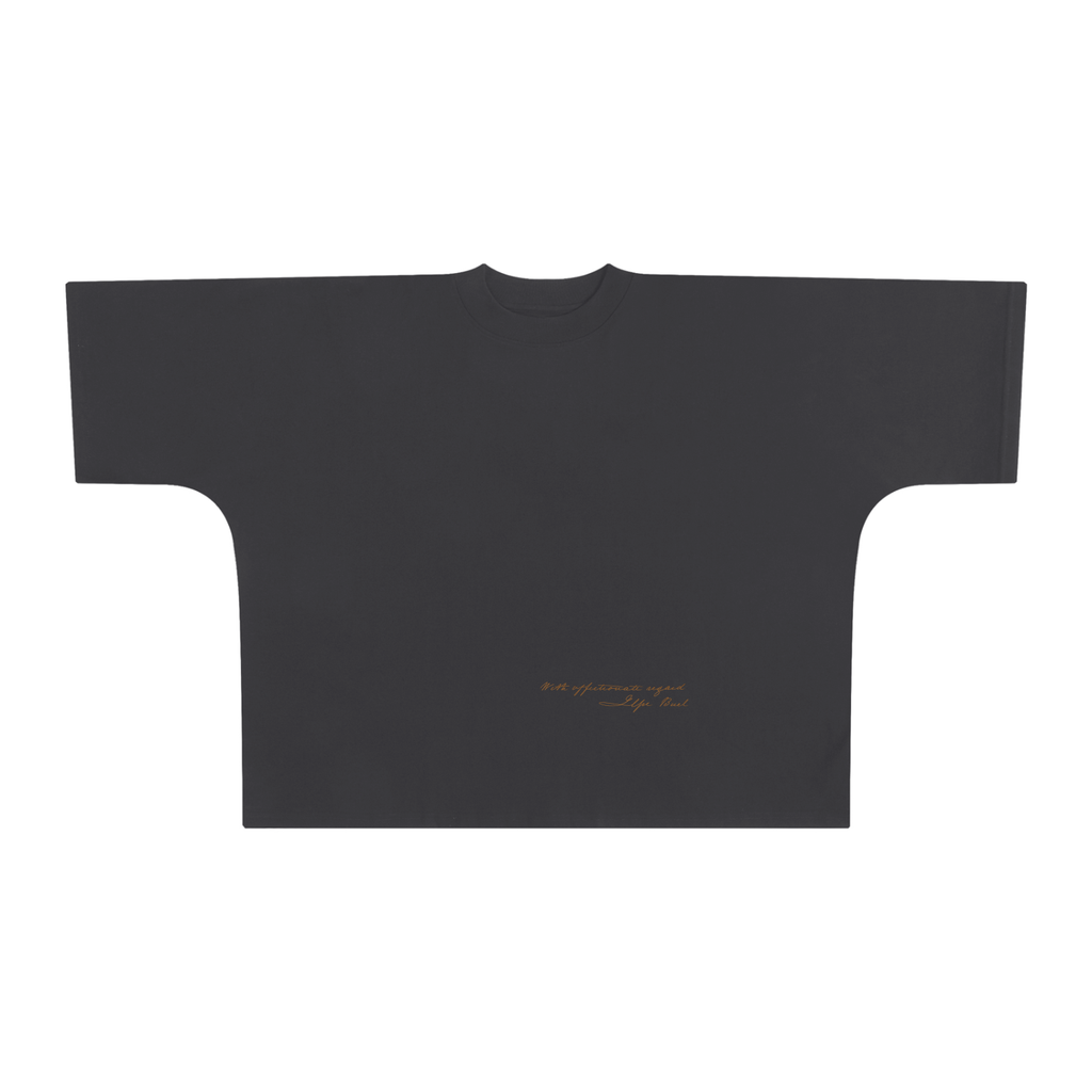 With Affectionate Regards Oversized One-Piece Boxy T-Shirt