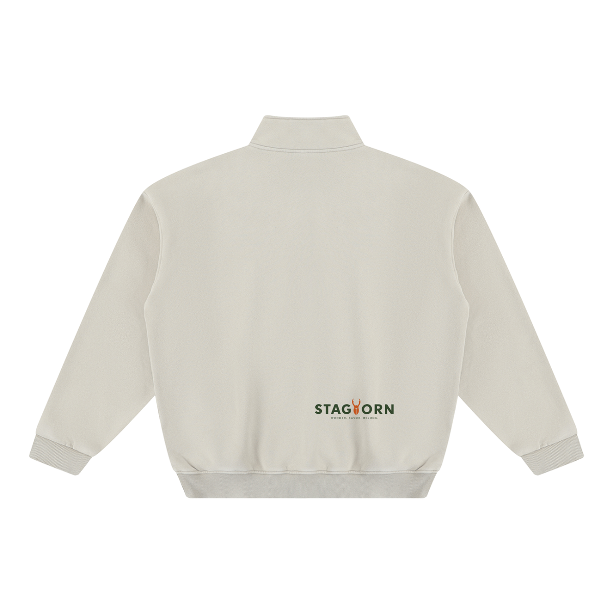 StagHorn Huge Logo Unisex Vintage Wash Fleece Sweatshirt