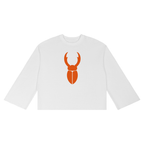 Staghorm Large Logo Unisex Waffle Raw Edge T-Shirt