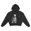 Nipper in a Dove Hoodie Cotton Cropped Hoodie