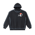 Bumbles Heart Wing Sunfaded Edge Fleece Hoodie