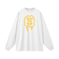 Toss The Map/ Map Back Oversized Unisex Long Sleeve T-Shirt