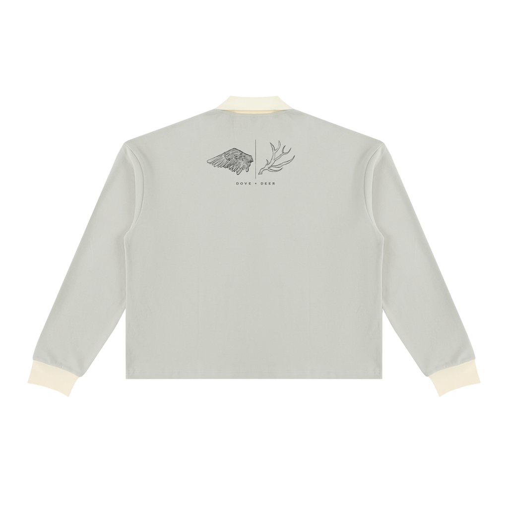 Albany Red Title DD Unisex Color Block Long Sleeve Sweatshirt