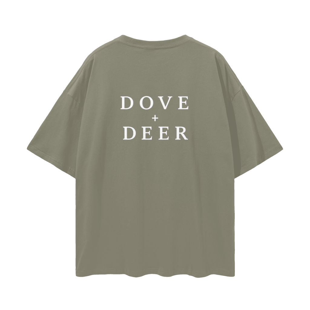 The Essential Dove+Deer Espressotini Loose Drop Shoulder T-Shirt