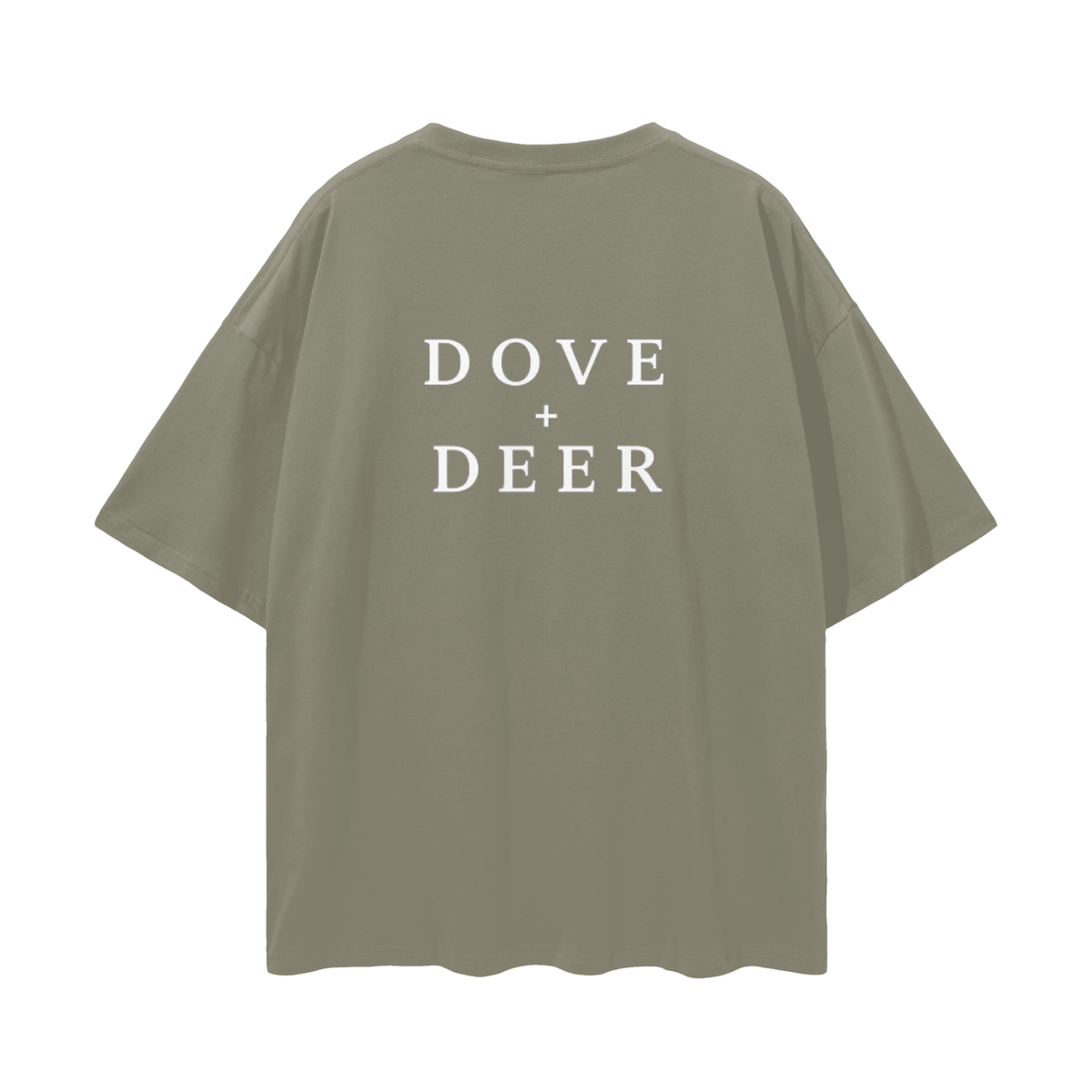 The Essential Dove+Deer Espressotini Loose Drop Shoulder T-Shirt
