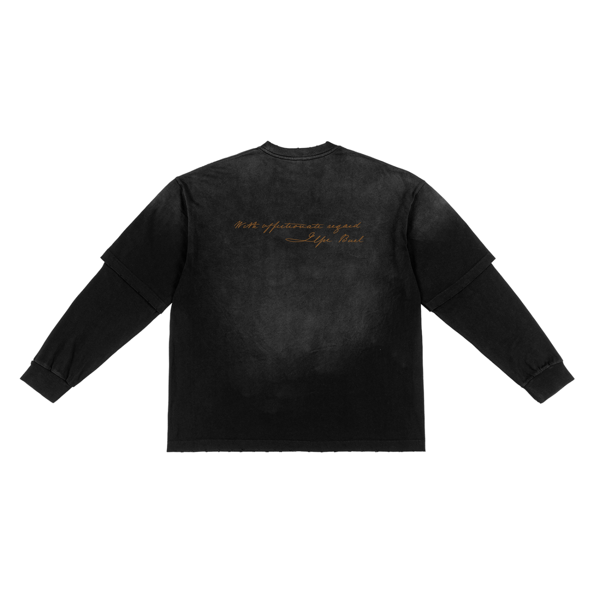 Buel House Sunfade Hand-Frayed Faux Two-Piece T-Shirt