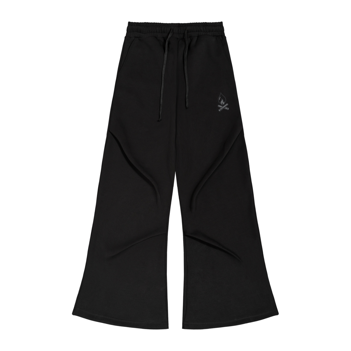 Honey PowWow Wide Leg Drawstring Sweatpants