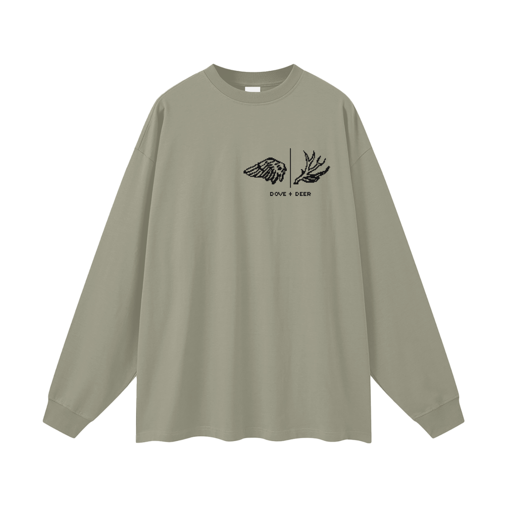 D+D Clic Graffiti Oversized Unisex Long Sleeve T-Shirt