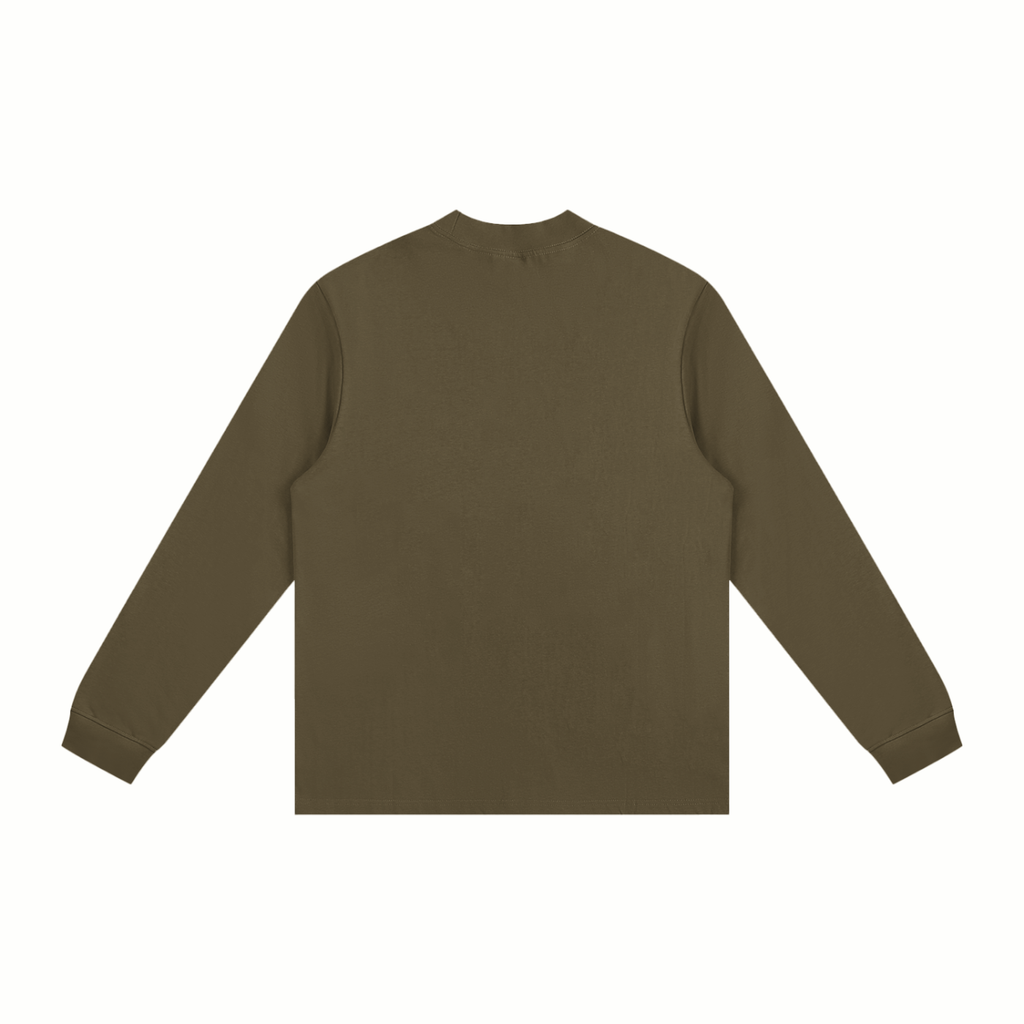 Bumbles Stitched Logo Essential Non-Shrink Mock Neck Sweatshirt