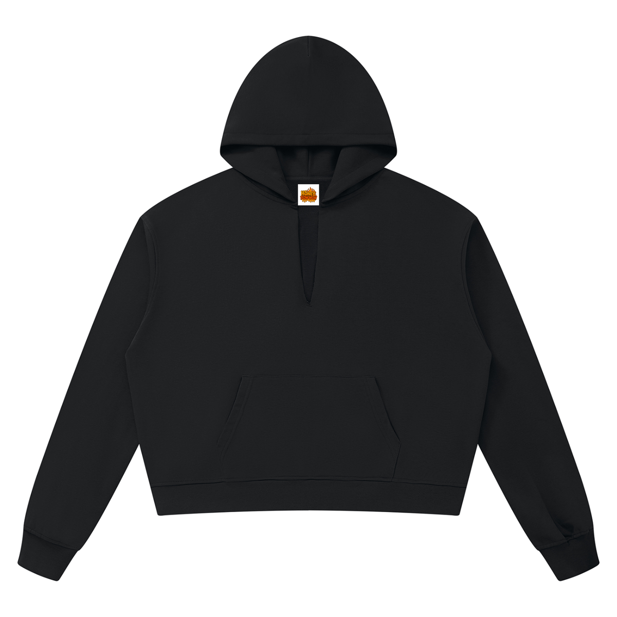 Mozzarellax Unisex Boxy Raw Edge Hoodie