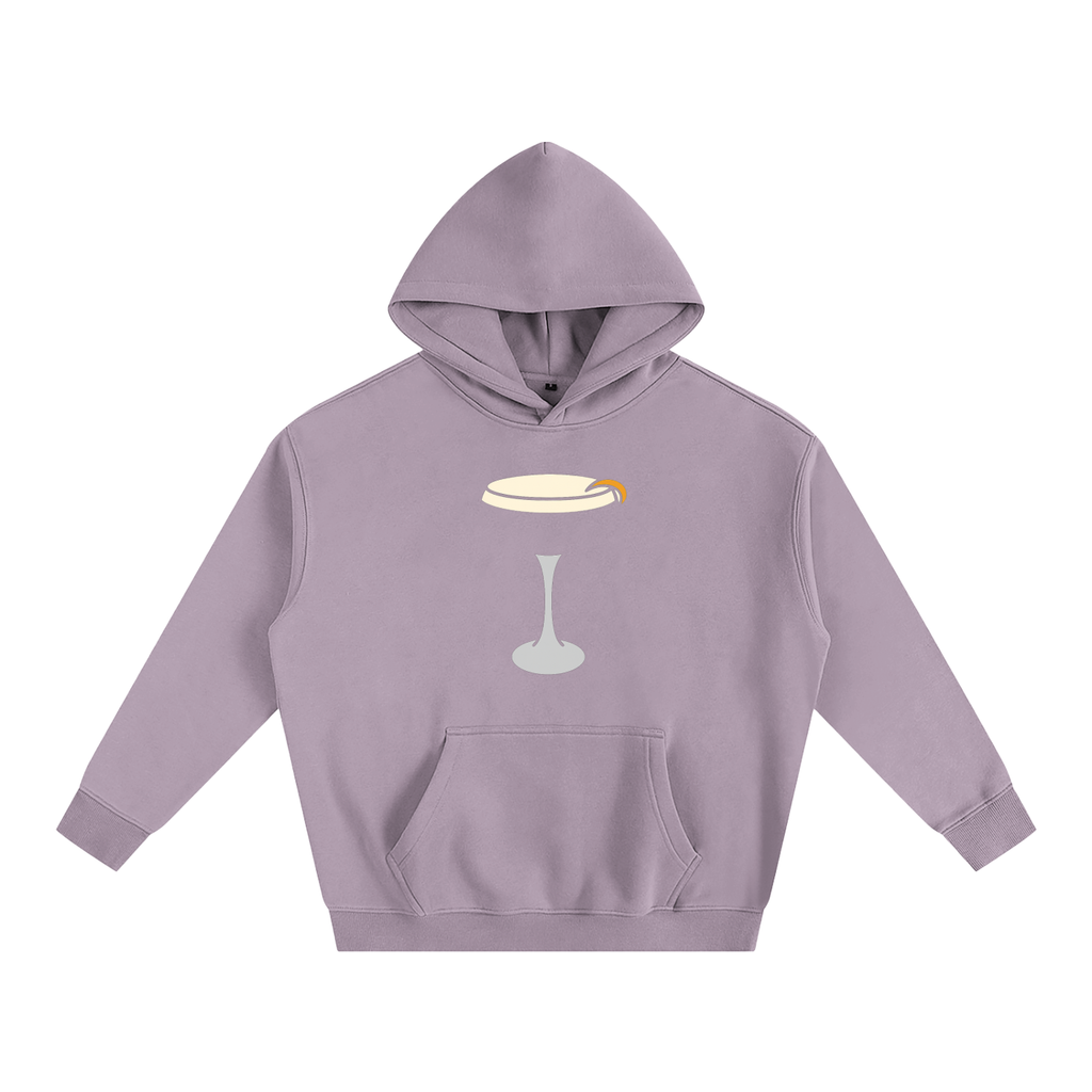 Purple D+D Espressotini Oversize Fleeced Hoodie