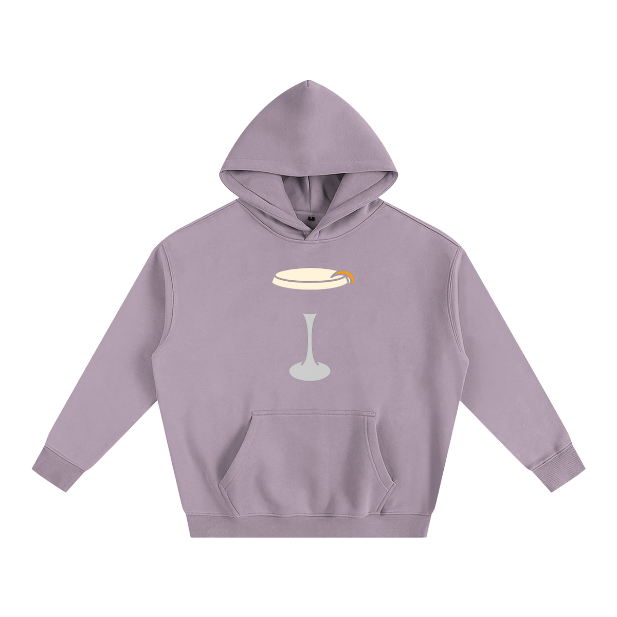 Purple D+D Espressotini Oversize Fleeced Hoodie