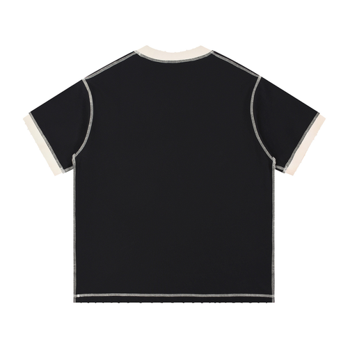 Albany NY Contrast-Stitched Cotton T-Shirt