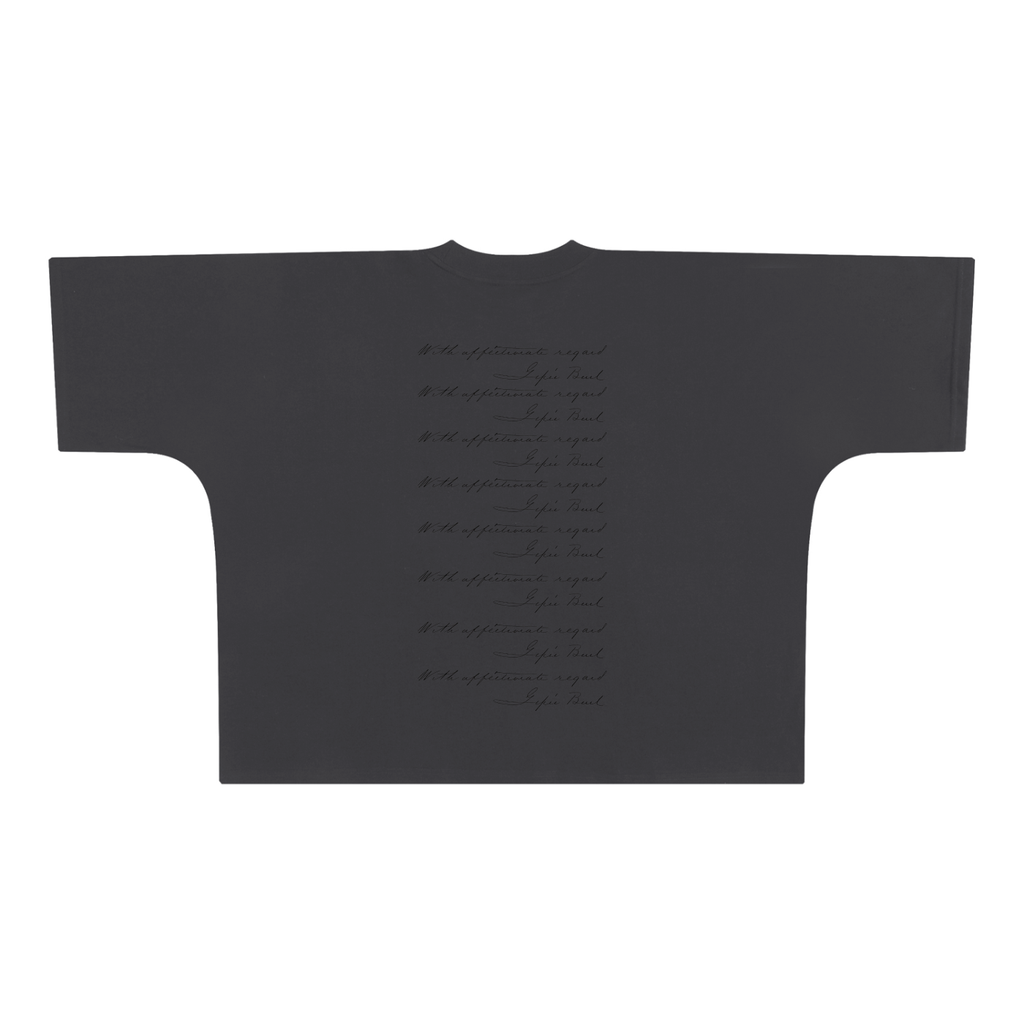With Affectionate Regards Oversized One-Piece Boxy T-Shirt