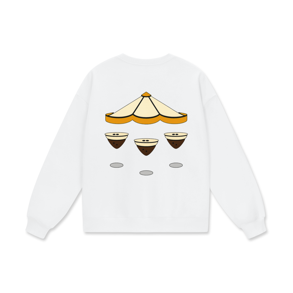 D+D Stained Glass Espressotini Carousel Sweatshirt