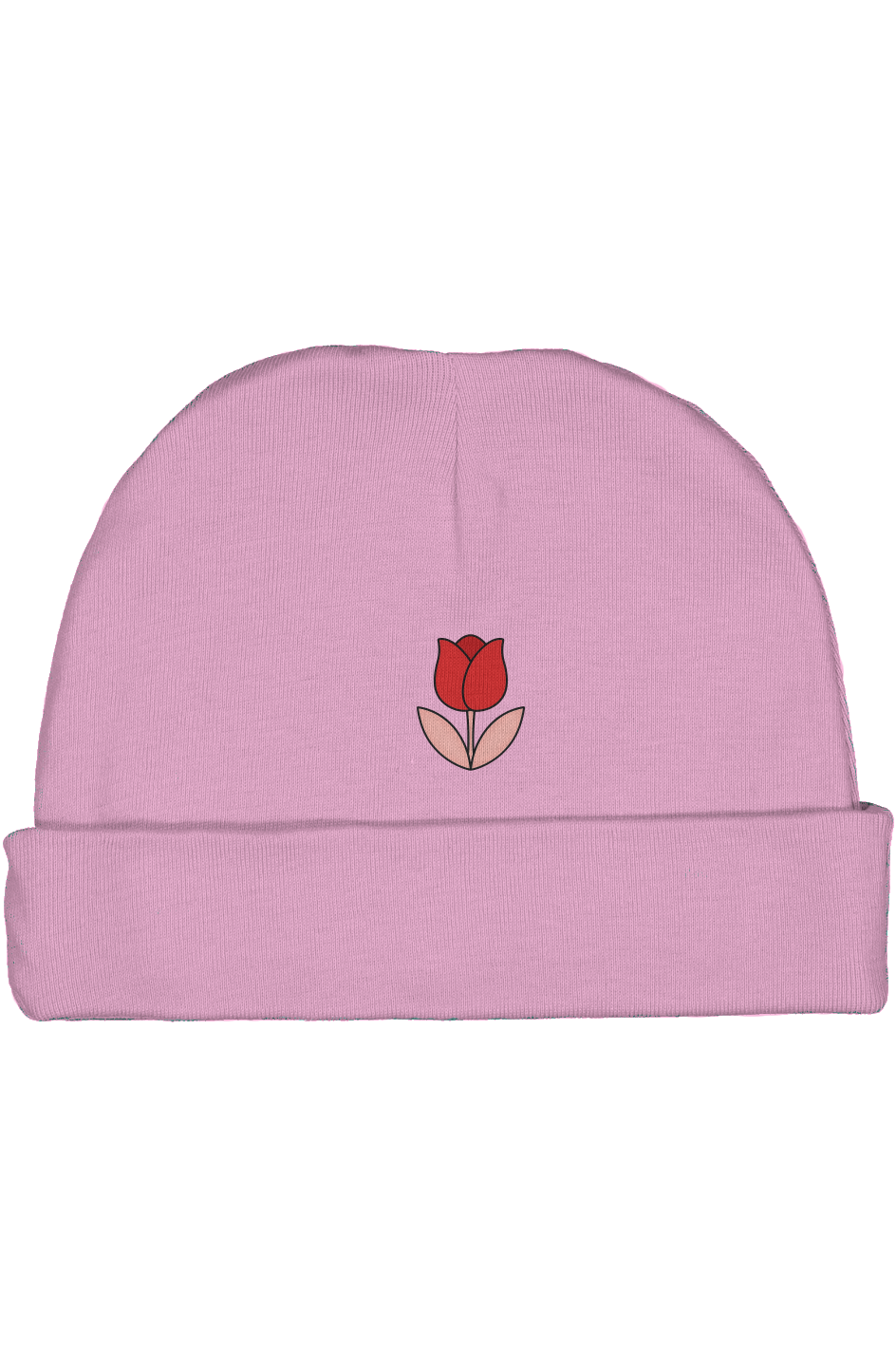 Red Tulip Infant Baby Rib Cap