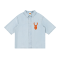 Staghorn Logo Unisex Vintage Wash Drop Shoulder Lyocell Shirt