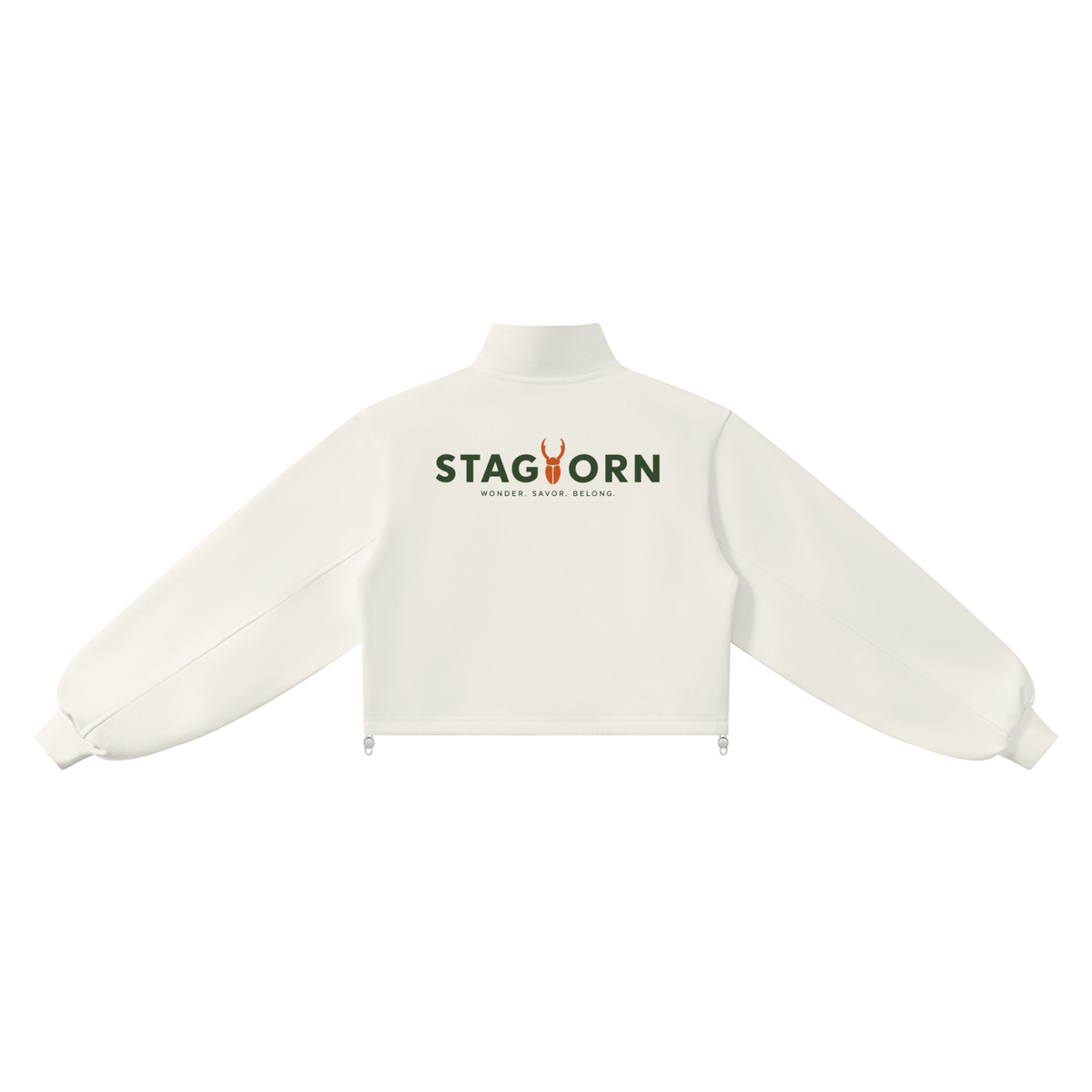 Staghorn Logo Women’s Mock-Neck Quarter-Zip Sweatshirt