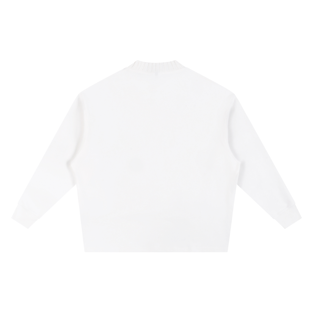 Queen of Champagne Knitted Round Neck Oversize Sweatshirt