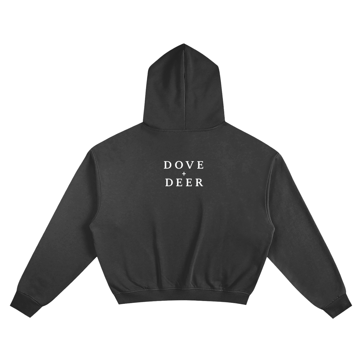 Nipper in a Dove Hoodie Cotton Cropped Hoodie