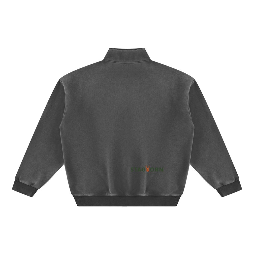 StagHorn Huge Logo Unisex Vintage Wash Fleece Sweatshirt