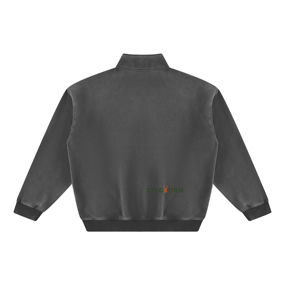 StagHorn Huge Logo Unisex Vintage Wash Fleece Sweatshirt