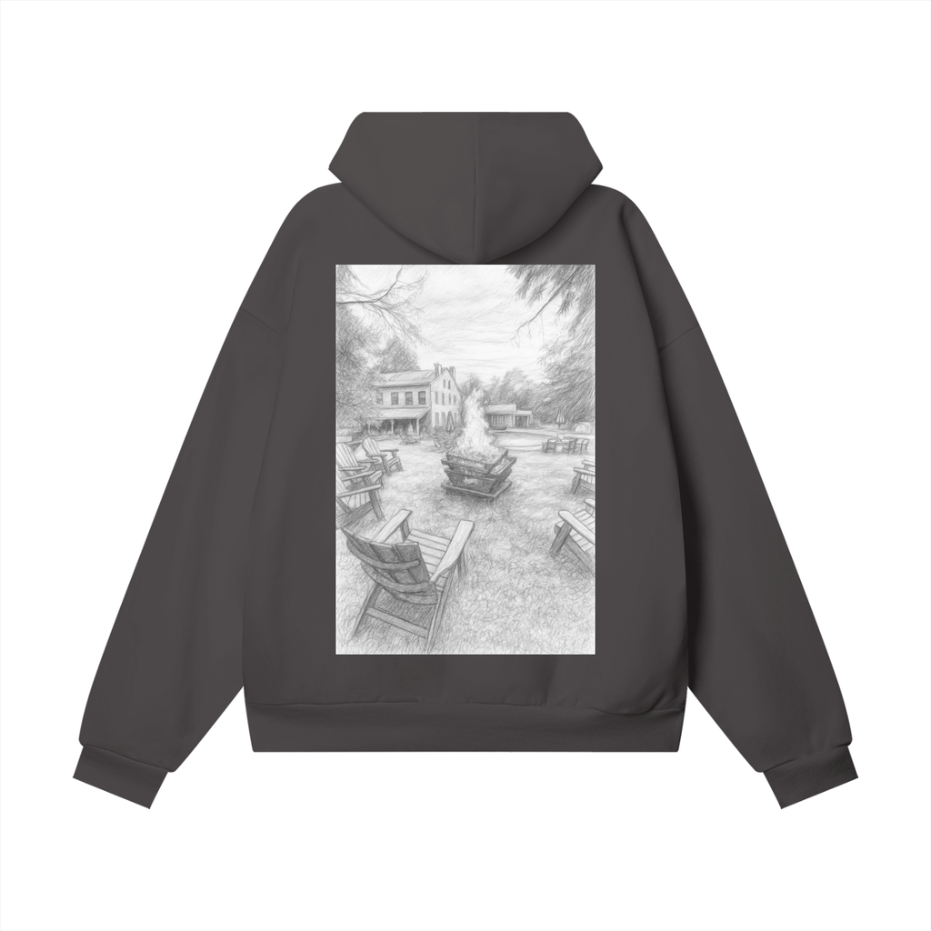 Buel House Fire Heavyweight Hidden Pocket Fleece Hoodie