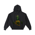 Albany Moses Frayed Enzyme Washed Fleece Hoodie