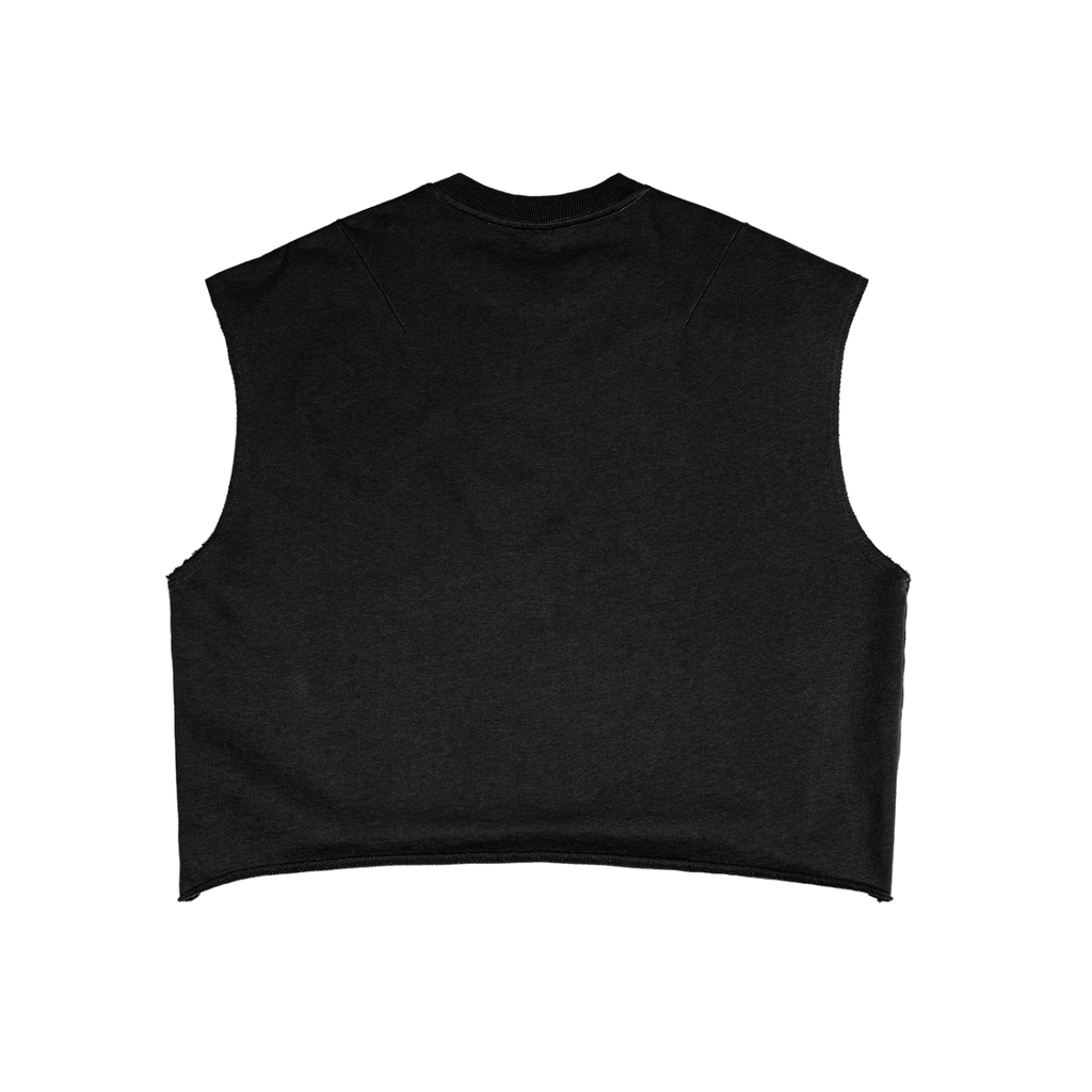 Honey PowWow French Terry Boxy Tank Top