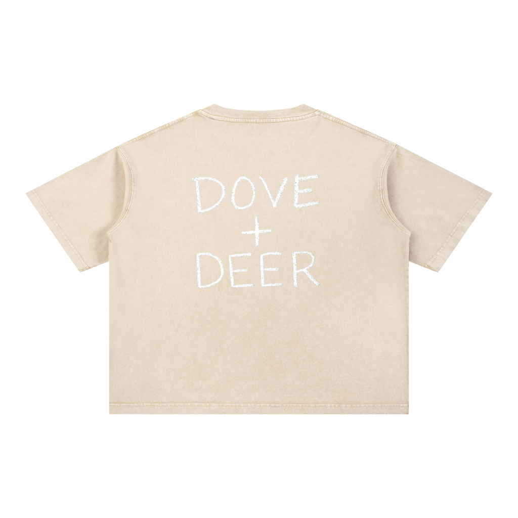 Ani's Cake Mineral Wash Boxy Cotton T-Shirt