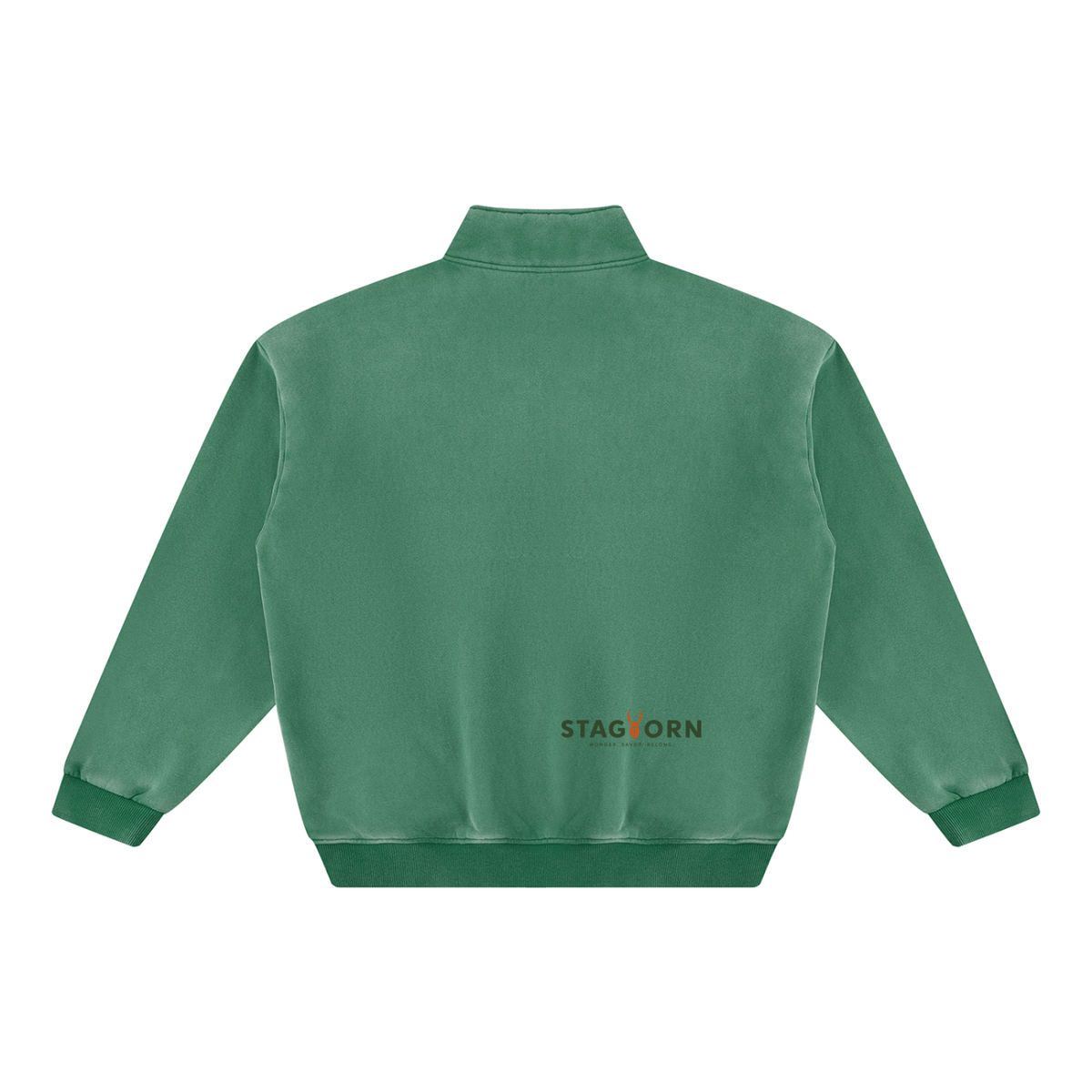 StagHorn Huge Logo Unisex Vintage Wash Fleece Sweatshirt