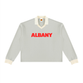 Albany Red Title DD Unisex Color Block Long Sleeve Sweatshirt