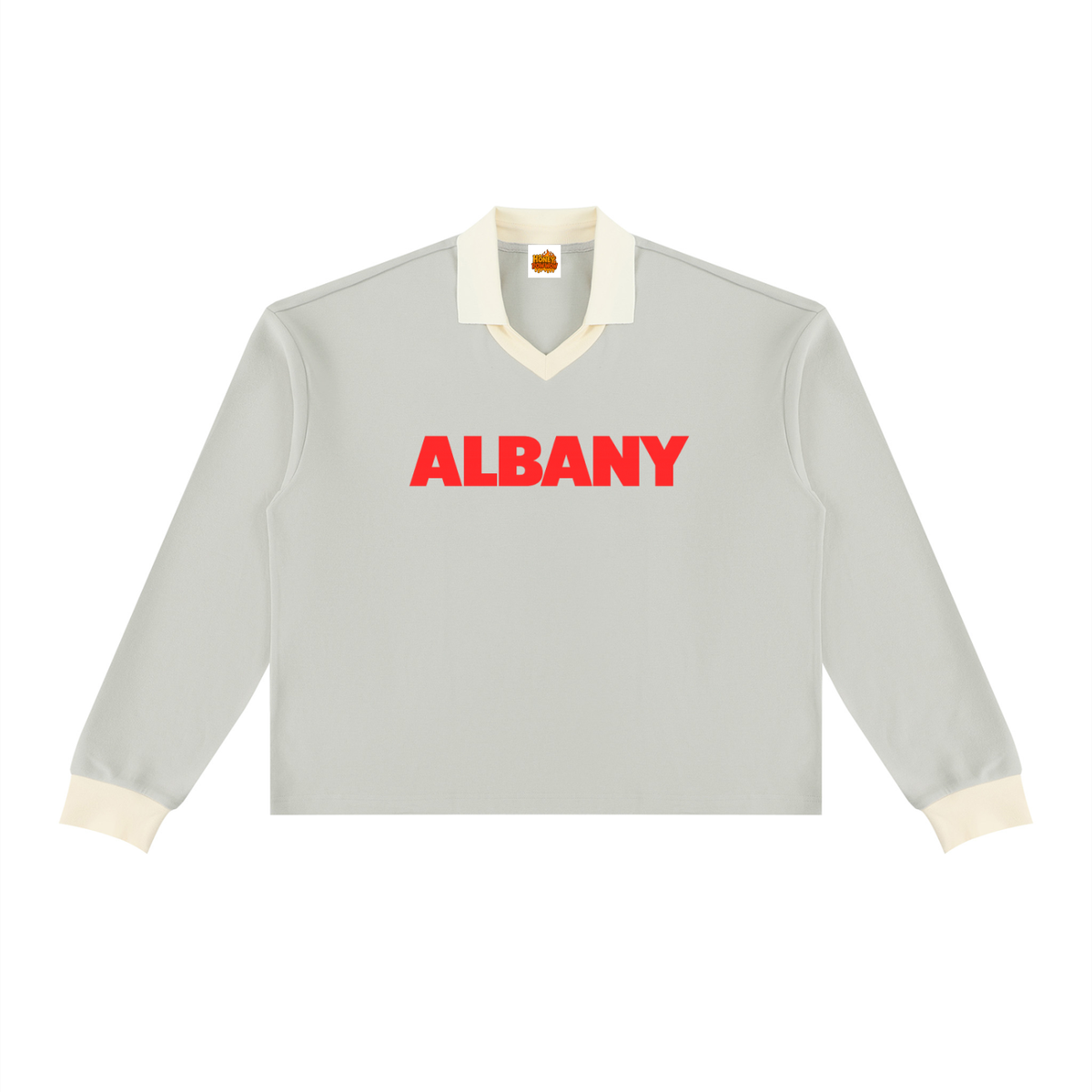 Albany Red Title DD Unisex Color Block Long Sleeve Sweatshirt