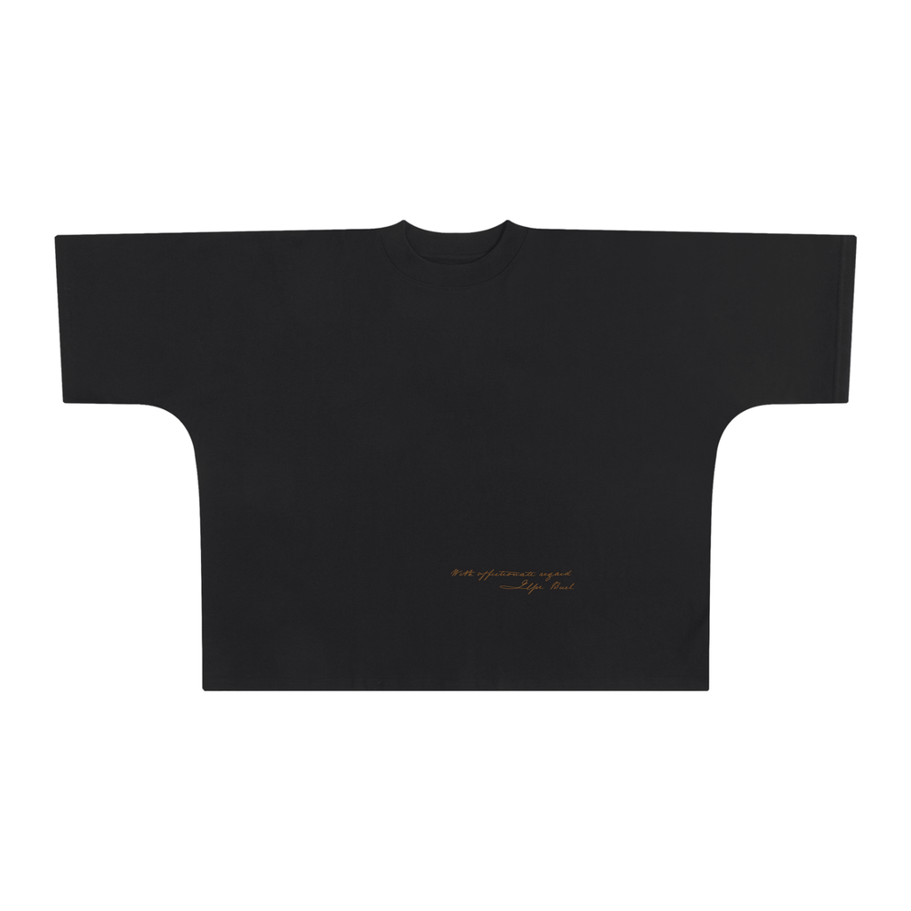 With Affectionate Regards Oversized One-Piece Boxy T-Shirt