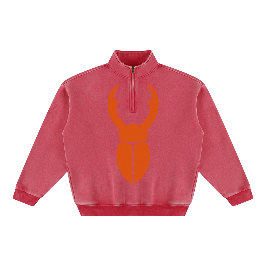 StagHorn Huge Logo Unisex Vintage Wash Fleece Sweatshirt
