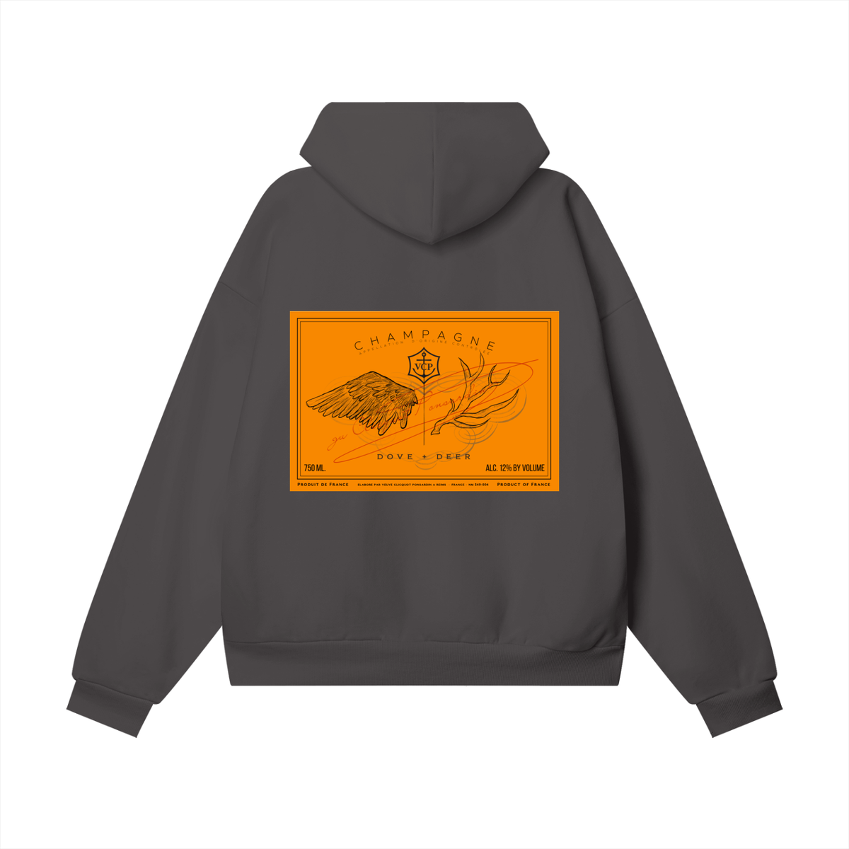 Dove+Deer Clic Heavyweight Hidden Pocket Fleece Hoodie