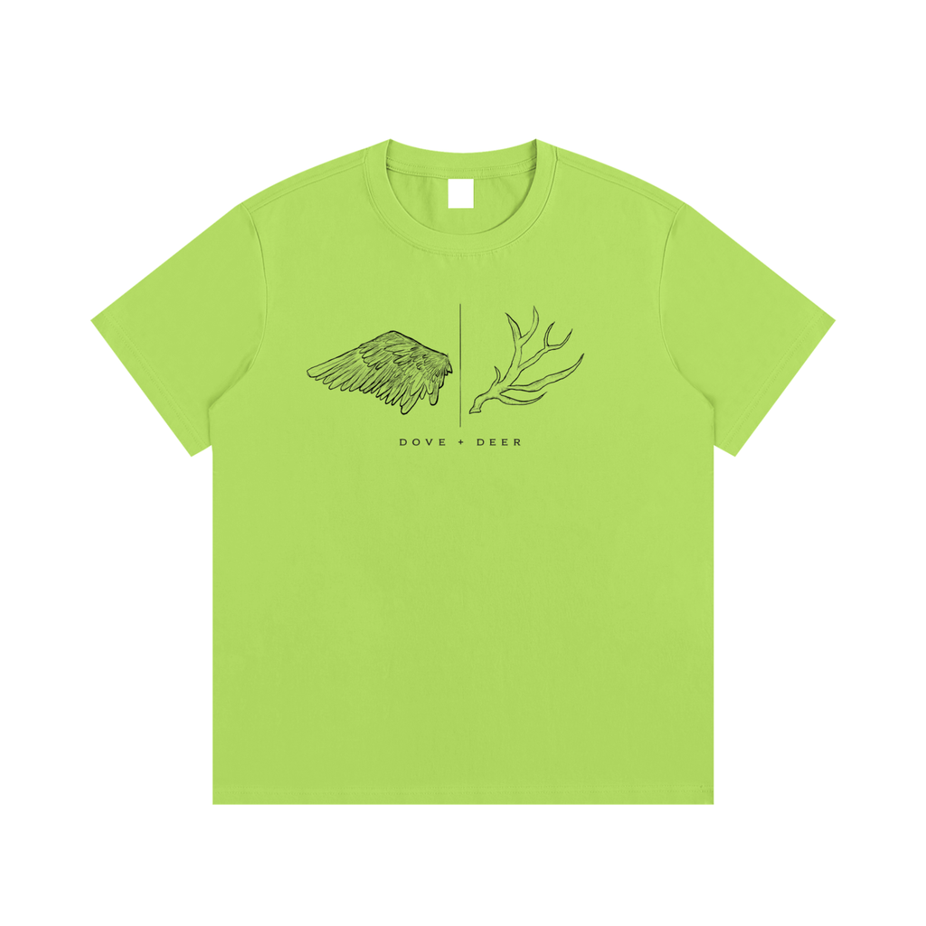Dove + Deer Logo Cotton T-Shirt
